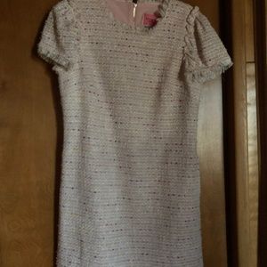 Kate spade pink tweed dress